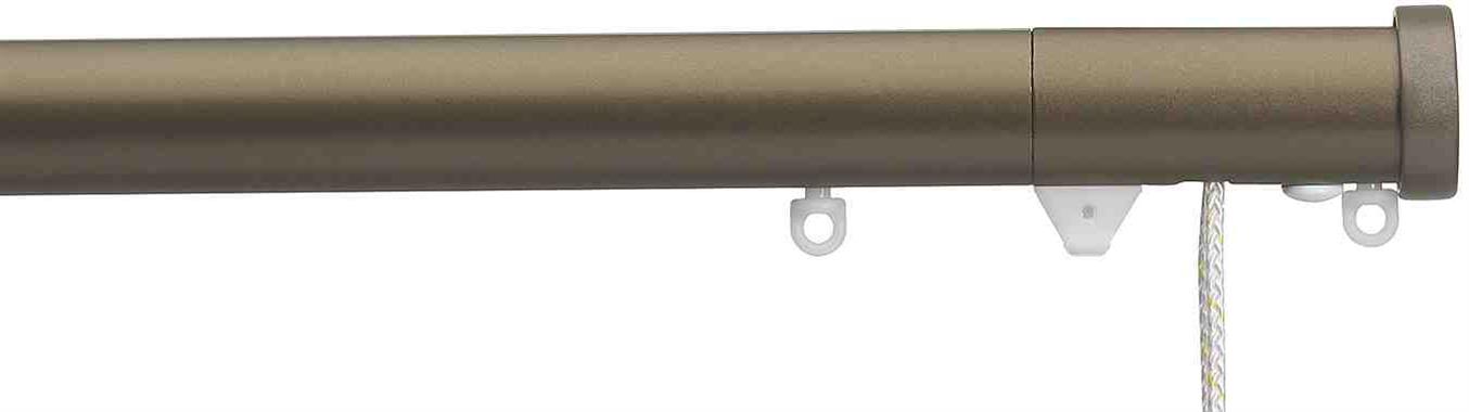 Silent Gliss Corded Metropole 30mm 7630 Antique Bronze Stud Endcap Finial