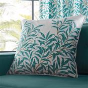 William Morris by Clarke & Clarke Willow Boughs Cushion Teal