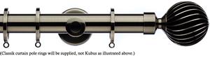 Integra Inspired Allure 35mm Pole Cylinder Brushed Silver Zara