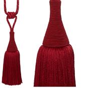 Hallis Colour Passion Trends Large Tassel Tieback Ruby