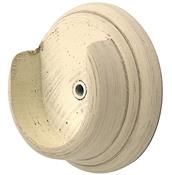 Modern Country Pole Recess Bracket 45mm, 55mm, Brushed Cream