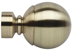Neo 28mm Ball Finial Only, Spun Brass