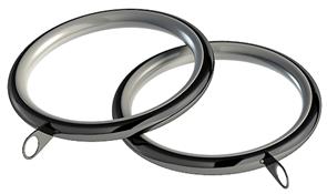 Speedy Standard Lined 28mm Pole Rings, Polished Graphite