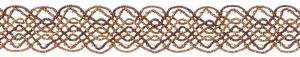 JLS Decadence Metallics Braid Trimming, Copper