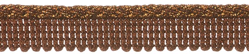 JLS Decadence Metallics Flanged Cord Trimming, Copper