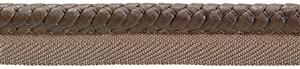 Hallis Highland Faux Leather Flanged Cord Trimming Taupe