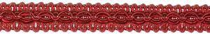 JLS Upholstery 13mm Braid Trimming, Red