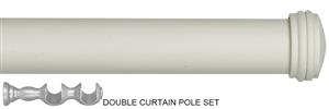 Byron Floral Romantics 35mm 55mm Double Pole New White Endcap