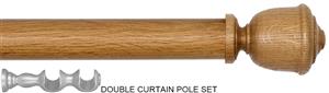 Byron Rustica 35mm 45mm Double Pole English Oak Rapheal