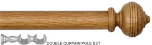 Byron Rustica 35mm 45mm Double Pole English Oak Remy