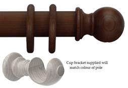 Cameron Fuller 35mm Pole Walnut Ball
