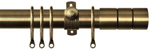 Renaissance Dimensions 28mm Adjustable Pole Antique Brass, Cylinder