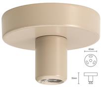 Silent Gliss Ceiling Fix Bracket 11668 Taupe
