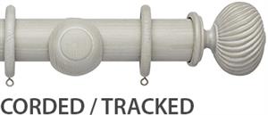 Ashbridge 45mm Corded/Tracked Pole, Heritage Grey, Seizincote