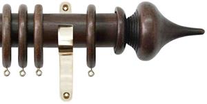 Jones Hardwick 40mm Handcrafted Pole Oak, Brass, Minaret