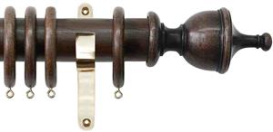 Jones Hardwick 40mm Handcrafted Pole Oak, Brass, Urn