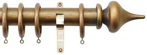 Jones Hardwick 40mm Handcrafted Pole Ant Gold, Brass, Minaret
