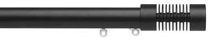 Silent Gliss Metropole 30mm 7610 Black Groove Cylinder Finial
