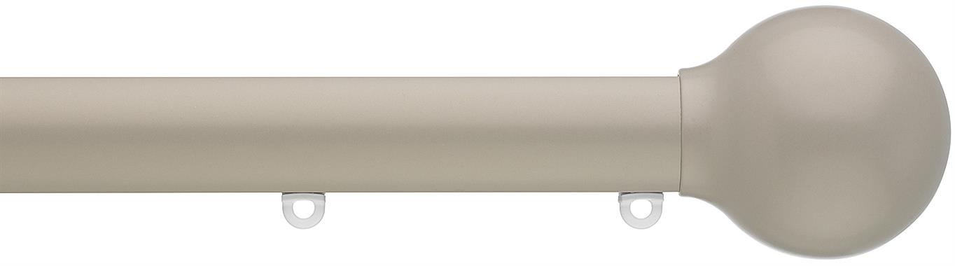 Silent Gliss Metropole 30mm 7610 Taupe Ball End Finial