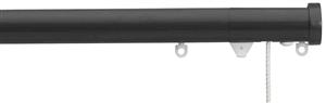Silent Gliss Corded Metropole 30mm 7630 Black Stud Endcap Finial