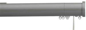 Silent Gliss Corded Metropole 30mm 7630 Slate Grey Stud Endcap Finial