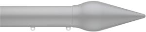 Silent Gliss Metropole 50mm 7620 Anodic Grey Spear Finial