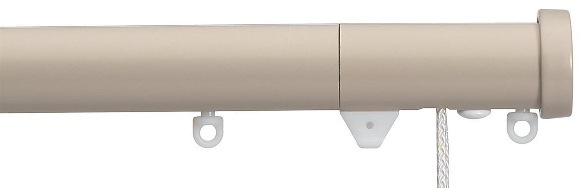 Silent Gliss Corded Metropole 50mm 7640 Taupe Stud Endcap Finial