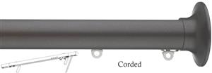 Silent Gliss Corded Metropole 50mm 7640 Bronze Taper Finial