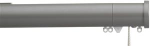 Silent Gliss Corded Metropole 50mm 7640 Slate Grey Stud Endcap Finial