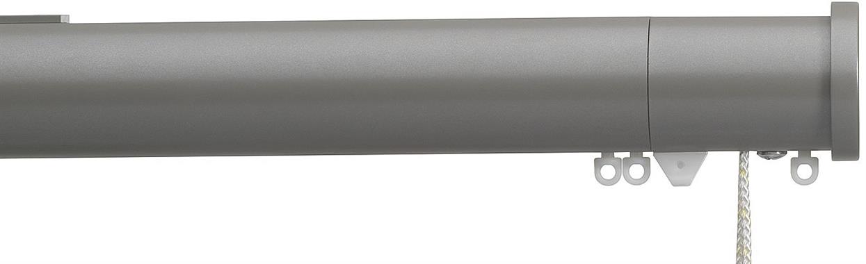 Silent Gliss Corded Metropole 50mm 7640 Slate Grey Stud Endcap Finial