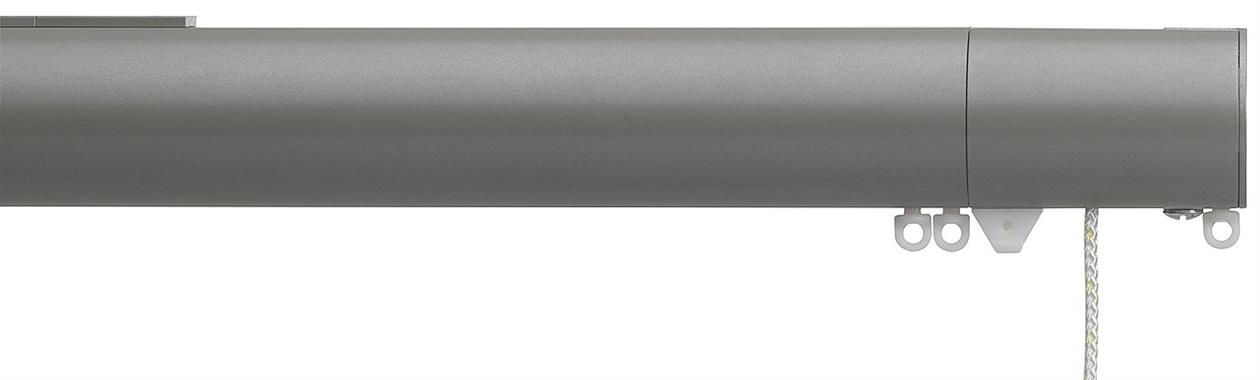 Silent Gliss Corded Metropole 50mm 7640 Slate Grey Flush Endcap Finial