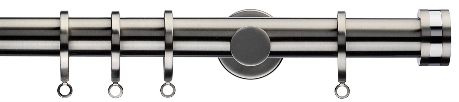 Integra Inspired Nuance 28mm Pole Satin Nickel Strata