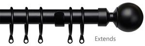 Speedy Pristine 25mm-28mm Extendable Pole Black Ball