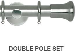 Neo 19/28mm Double Pole Stainless Steel Trumpet