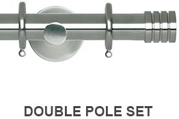Neo 19/28mm Double Pole Stainless Steel Stud