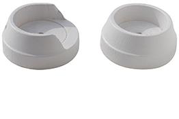 Woodline 28mm 35mm and 50mm Recess Brackets White