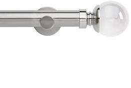 Neo Premium 35mm Eyelet Pole Stainless Steel Clear Ball