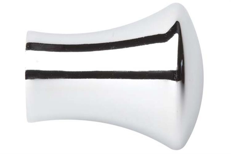 Neo 19mm Trumpet Finial Only, Chrome