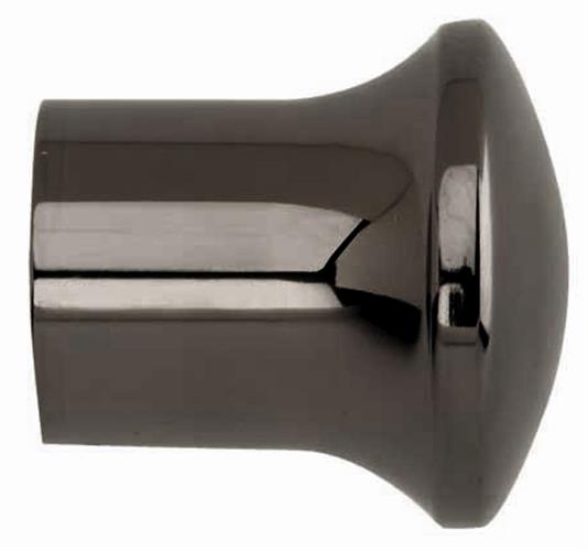 Neo 35mm Pole Trumpet Finial Only, Black Nickel