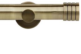 Neo 35mm Eyelet Pole Spun Brass Stud