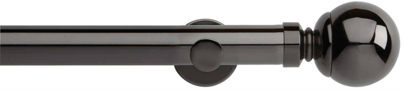 Neo 35mm Eyelet Pole Black Nickel Ball