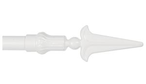Cameron Fuller 32mm Metal Curtain Pole White Spear
