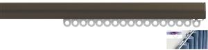 Silent Gliss 6840 Curtain Track Antique Bronze with Wave Heading