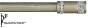 Byron Tiara 35mm Pole Dark Pearl, Decor Cylinder