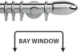 Neo 35mm Bay Window Pole Chrome Bullet