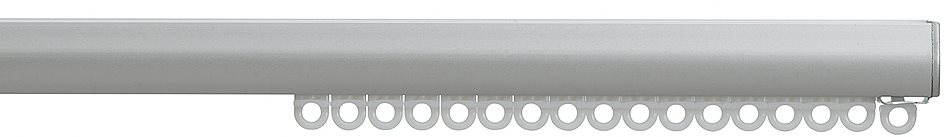 Silent Gliss 6840 Standard Curtain Track Hand Drawn Anodised Silver