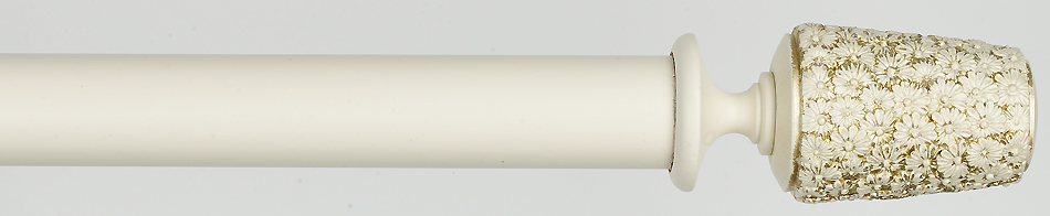 Byron Floral Romantics 35mm 45mm Pole Cream Gold Daisy