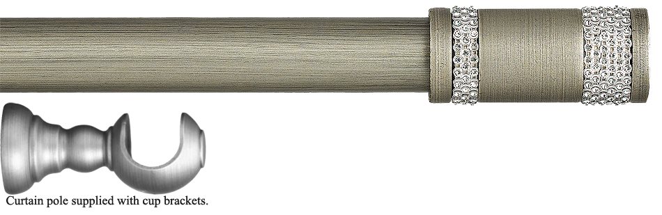 Byron Tiara 35mm Pole Dark Pearl, Cup, Decor Cylinder