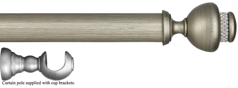 Byron Tiara 45mm Pole Dark Pearl, Cup, Decor Charleston