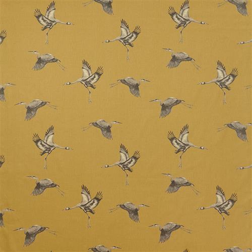 Iliv Orientalis Cranes Gilt Fabric